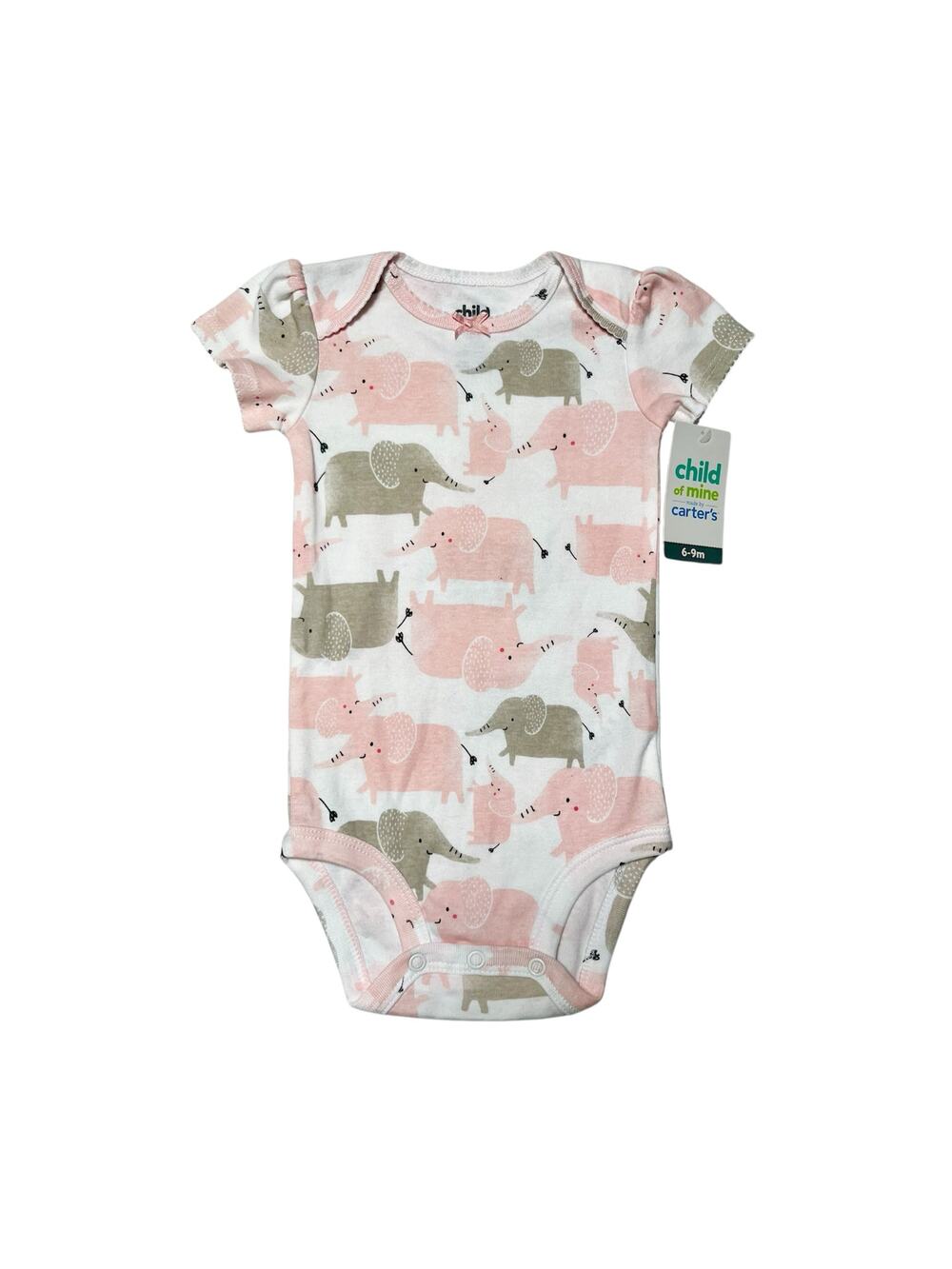NWT Carter’s Elephant Bodysuit Size 6-9m